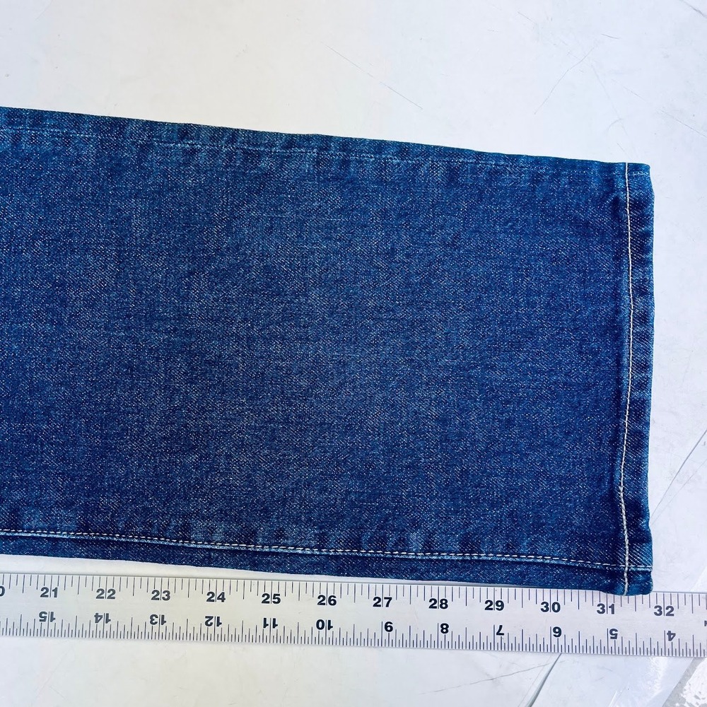 AG Adriano Goldschmied Alexxis Straight High Rise Jeans Japanese Denim 28 Indigo - Picture 14 of 14